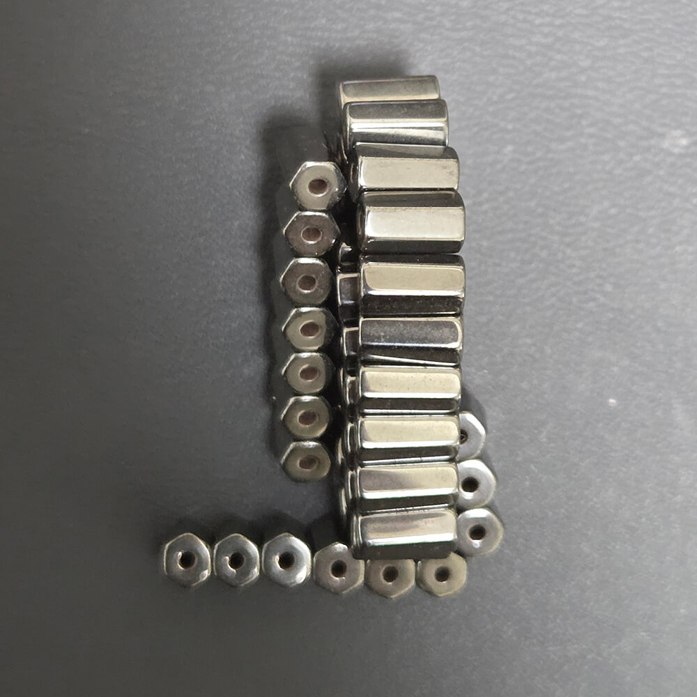5.六角形フェライト磁石超鏡面仕上げ
